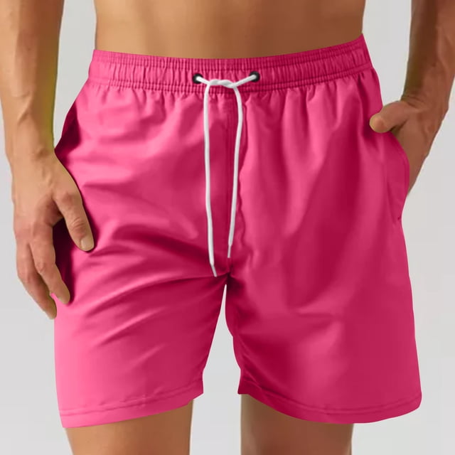 Styesk Mens Shorts Man Casual Sports Speed-Dry Running Mesh Zipper Pocket Drawstring Shorts