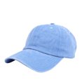 thumbnail image 2 of RXIRUCGD Baseball Cap Adjustable Classic Low Hat Unconstructed Plain Cap Men Women( Light Blue ), 2 of 3