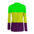 thumbnail image 4 of Yuyuzo Womens Ribbed Knit Tops Scoop Neck Long Sleeve Going out Tops Color Block Tight Shirts, 4 of 6