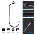 thumbnail image 4 of 100pcs Fishing Hooks High Carbon Steel Barbed Hooks Extra Strong Hooks, 4 of 6
