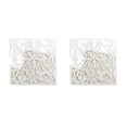 thumbnail image 2 of kurtrusly 4pcs Hanging Divider Screens Panel Decorative Room Separator For Hotel And Home Modern Lightweight And Durable PVC White Butterflies 2Set, 2 of 6