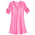 thumbnail image 5 of Jusqu'à 65 % de Rabais! Robes d'Été Mode pour Femmes 2024 Grande Taille à Manches Courtes Robe à Col en V, 5 of 5