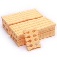 thumbnail image 1 of 100pcs Sponge Toe Separator Soft Nail Art Finger Separator Divider Spacer Manicure Pedicure Tool Orange, 1 of 5