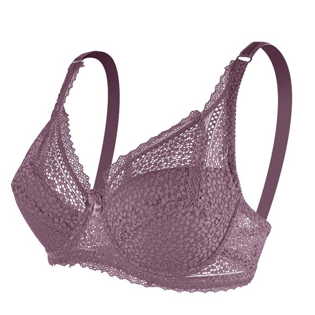 Lace , Push Up Adjustable Shoulder Straps Gathered Full Coverage Deep V For Everyday Wear Purple,Black,Skin Color,Blue