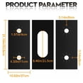 thumbnail image 3 of Stove Top Protector Liners for Gas And Electric Ranges, Glass Fiber Construction with High-Temperature Resistance, Easy Maintenance with Dishwasher Safe Design, Cut-To-Size , 1 Set of Fireproof Mats, 3 of 6