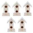 thumbnail image 1 of 5Pcs Wood Birdhouse Garden Weatherproof Nesting Bird Cage for Bluebird Finch Chickadee, 1 of 14