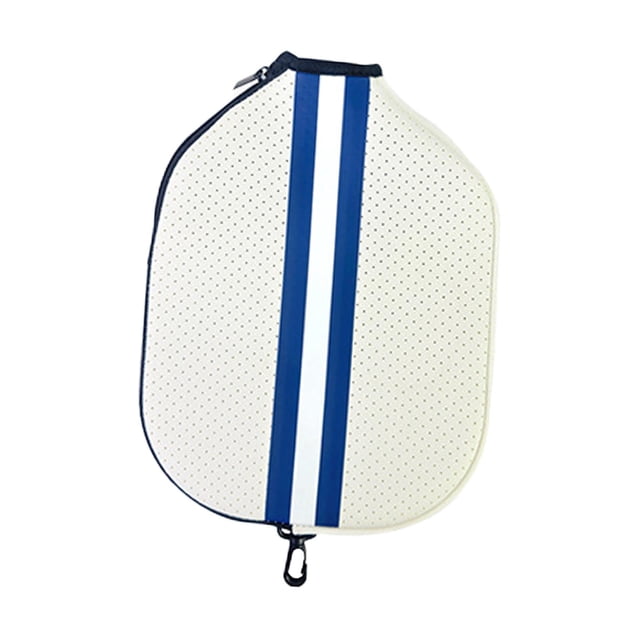 Lipstore Neoprene Sleeve Pickleball Protection Protector Pickleball Paddle Cover Only White Blue