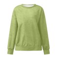 thumbnail image 5 of Pxiakgy Chandail Décontracté à Manches Longues Col Rond Couleur Unie pour Femmes Automne Hiver Menthe + S, 5 of 5
