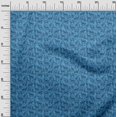thumbnail image 3 of oneOone Tissu en Rayonne Bleu Imprimé Matériel de Robe Tissu Imprimé Tissu au Mètre 56 Pouces de Large, 3 of 4