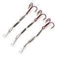 thumbnail image 4 of 3 Pcs Leurres de Pêche pour Perche et Bar, Hameçons Triples en Acier Inoxydable, 4 of 8