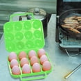 thumbnail image 4 of Clearance! Outdoor Plastic Portable Camping 12 Eggs Carrier Container Case Eggs Carrier Eggs Storage Box Case With Handle Returns For Sale Returned Pallets #67, 4 of 4