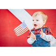 thumbnail image 2 of 50pcs USA Flag American Hand Waving Flags 14*21cm, 2 of 3