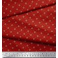 thumbnail image 2 of Soimoi Velvet Fabric Dot & Floral Small Decor Fabric Printed Yard 58 Inch Wide, 2 of 3
