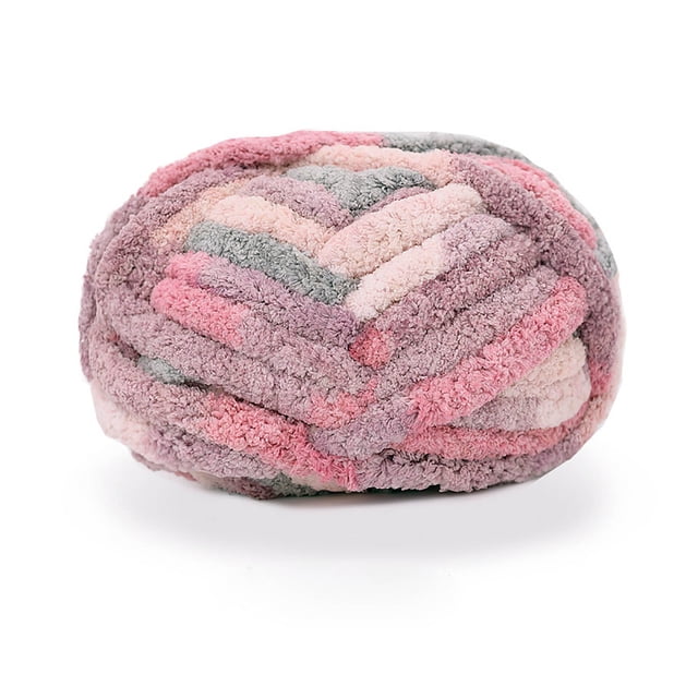 BKER Chunky Finger Knitting Yarn For Beginners Soft Bulky Blend Craft Cord DIY Scarf Making Roving Thread