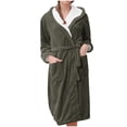thumbnail image 1 of Birdeem Robes pour Femmes Vêtements d'Intérieur pour Femmes Flanelle Pyjamas à Capuche Peignoirs Longs Pyjamas et Pyjamas, 1 of 1