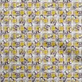 thumbnail image 1 of oneOone Cotton Poplin Lime Green Fabric Checks Heart & Sewing Material Print Fabric By The Yard 42 Inch Wide, 1 of 4