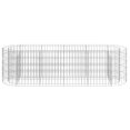 thumbnail image 2 of vidaXL Lit Surélevé en Gabion Fer Galvanisé 190x50x50 cm, 2 of 5