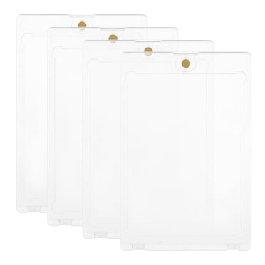 KAKOWELY display card stand 4pcs Business Card Holder Plastic Sports Card Holders Card Holder Stand Baseball Card Holder Stand Hard Card Support Rack4.33"X2.91"X0.31"