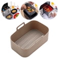 thumbnail image 3 of Doublures Rondes en Silicone pour Friteuse à Air Chaud, Doublures Réutilisables pour Panier de Friteuse à Air, Accessoires - Remplacement des Doublures en Papier Parchemin, 3 of 3