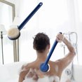 thumbnail image 1 of EGNMCR Long Handled Shower Brush Scrubbing Shower Brush Back Scrubbing Shower Brush Hand Scrubbing Shower Brush Hangable Soft Bristle Shower Brush shower puff, 1 of 7