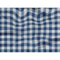 thumbnail image 5 of oneOone Rayon Medium Blue Fabric Check Check Quilting Supplies Print Sewing Fabric By The Meter 56 Inch Wide, 5 of 5
