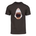 thumbnail image 1 of T-Shirt à Manches Courtes pour Homme avec Attaque de Requin - Brun - 3X-grand, 1 of 1