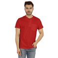 thumbnail image 1 of Inkmeso Solid Henley T-Shirt For Mens Cotton Short Sleeve Tee Shirts Pocket Shirt, 1 of 7