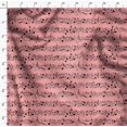 thumbnail image 4 of Soimoi Orange Rayon Fabric Notes Musical Instrument Print Fabric by Yard 56 Inch Wide, 4 of 5