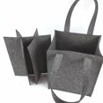 thumbnail image 2 of Miangastore Sac de Transport pour Bouteilles Sac à Vin Gris Polyester Portable 1Ensemble, 2 of 9