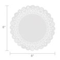thumbnail image 4 of Hygloss Products Hyg10081 Doilies 8 White Round-100/Pkg., 4 of 4