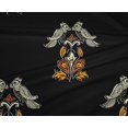 thumbnail image 4 of oneOone Polyester Lycra Fabric Leaves|Bird & Floral Block Decor Fabric Printed BTY 56 Inch Wide, 4 of 4