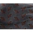 thumbnail image 4 of oneOone Georgette Viscose Fabric Floral & Paisley Block Printed Fabric 1 Yard 42 Inch Wide, 4 of 4