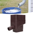 thumbnail image 4 of Rainwater Collection System, Rectangular 40 Inch Hose Reusable Water Diverter System  For Garden Watering White,Black,Green,Dark Brown, 4 of 8