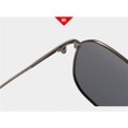 thumbnail image 3 of Polarized Men Driving Cycling Sunglasses Metal Retro Outdoor Sun Shading (Color : D, Size : Medium), 3 of 4
