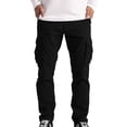 thumbnail image 1 of Mens Work Pants Cargo Mens Cargo Trousers Work Wear Combat Safety Cargo 6 Pocket Full Pants, 1 of 9