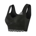 thumbnail image 4 of Timegard 2pc Plus Size Bras for Women No Underwire Flower Lace Back Smoothing Full-Support Everyday Bra, 4 of 6