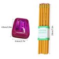 thumbnail image 3 of TopLLC Student Plastic Colored Transparent Pencil Sharpener Pencil Set-geometric Double Hole Sketch Sharpener Pencil Set- 4pc Pencil Sharpener And 10pc Pencil pencil pencil, 3 of 6