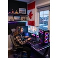 thumbnail image 2 of PC de Jeu de Bureau - Processeur Intel Core i7 16 Go RAM, SSD 512 Go, AMD RX 550 4 Go GDDR5 HDMI, Moniteur de Jeu Incurvé 24 Pouces Windows 11 Pro Wi‐Fi Remis à Neuf, 2 of 11
