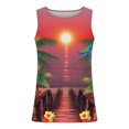 thumbnail image 2 of Birdeem Nouveau Débardeur Décontracté Mode Homme Été Floral Hawaïen Imprimé Sport Col Rond, 2 of 4