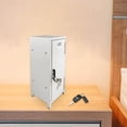 thumbnail image 3 of tredstone Small Makeup Storage Cabinet Vertical File Cabinet for Cotton Pad Entryway White, 3 of 8