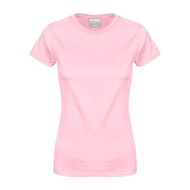 T-Shirt à Manches Courtes pour Femmes, Protection Solaire, Coupe Ajustée, Yoga de Plein Air, Course, Gym, Entraînement, Hauts; T-Shirt Basique en Coton pour Femmes, Col Rond, Coupe Ajustée, Longueur Tunique, Rose, M