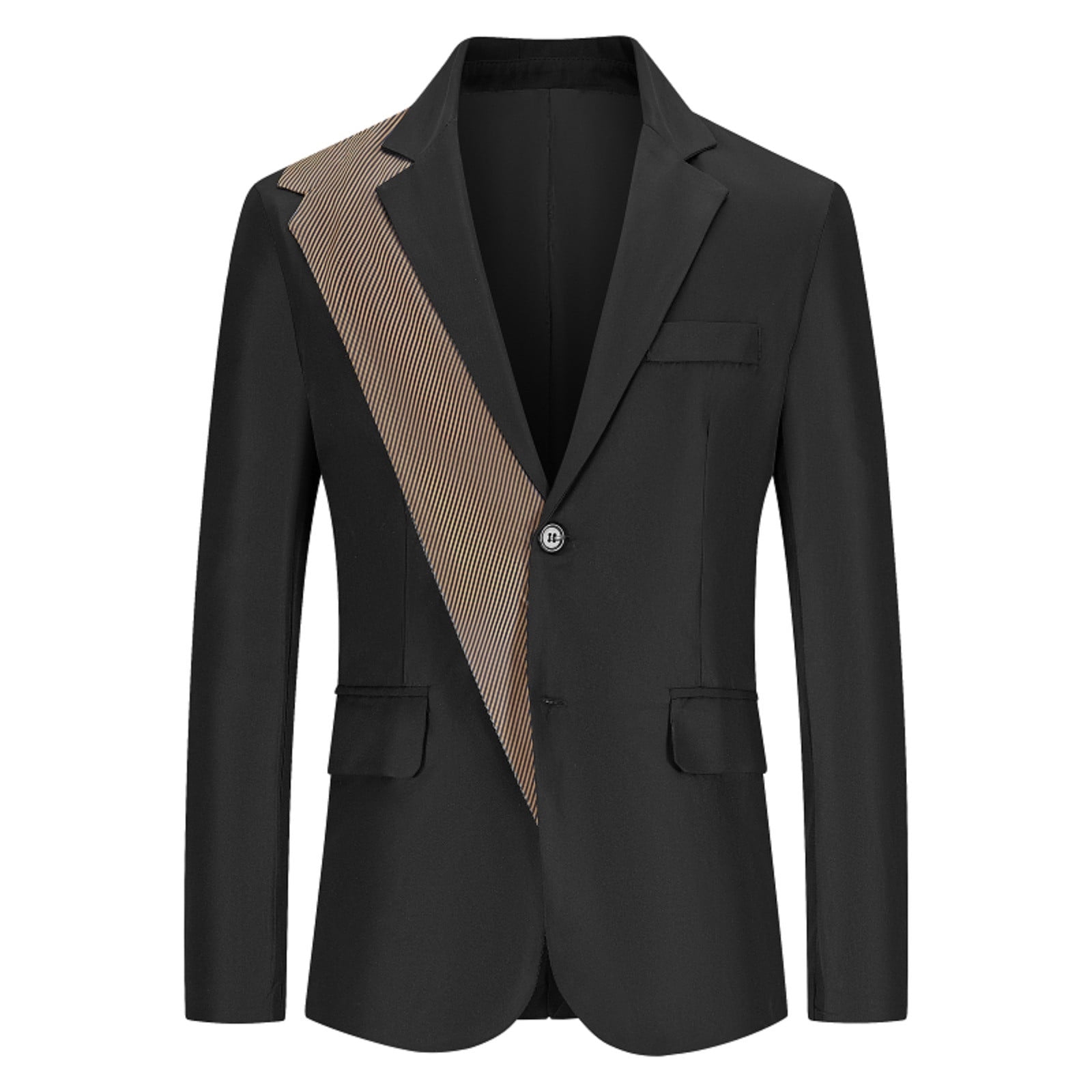 Men's Fashion England Solid Color High Quality Casual Single Breasted Suit