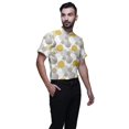 thumbnail image 2 of BESTMAN Casual Printed Shirts For Men Slim Fit Button Down Short Sleeve Shirt, 2 of 5
