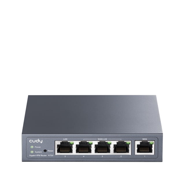 CUDY - Cudy Gigabit Multi-WAN VPN Router wired router Fast Ethernet, Gigabit Ethernet Grey