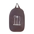 thumbnail image 4 of Portable Zoned Outdoor Tableware Storage Bag Camping Cutting Board Bag Tool Handbag Picnic Bag Kitchenware Storage Bag, 4 of 5