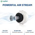 thumbnail image 3 of XYF Air XYF PF-200 Ventilateur de Conduit en Ligne 8 Pouces" 730CFM Ventilateur Résistant à l'Humidité pour Système de Ventilation (Intérieur/extérieur), 3 of 5