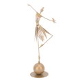 thumbnail image 1 of <p>Dancing Girl Statue, Durable Garden Dancing Girl Statue Decoration Sturdy Waterproof Anti Rust For Terrace</p>, 1 of 7