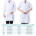 thumbnail image 5 of Laboratory Coat Buttons Multi Pocket Short Sleeve Pet Shop School Factory Work Clothes Internship Section Beautician Use Short Sleeve XL, 5 of 5