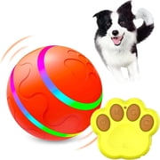 SIfdSeng Jouets interactifs pour chiens Chien actif avec télécommande Automatique Rolling Bouncing Dog with Light Fun and Gift Dog Toy Jouets de chien gros Jouets interactives pour petits chiens