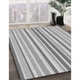 thumbnail image 3 of Ahgly Tapis Rectangulaire Lavable en Machine Intérieur Transitionnel Gris, 2 Pieds x 4 Pieds, 3 of 7